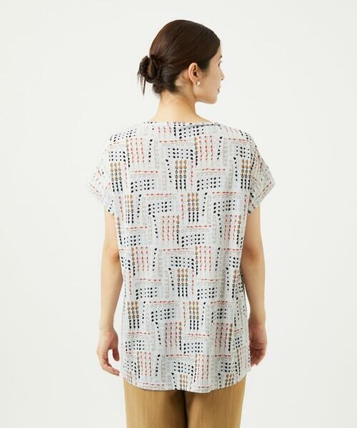 GIANNI LO GIUDICE / ジャンニ・ロ・ジュディチェ チュニック | [接触冷感・洗える]ラインドットプリントチュニック | 詳細4