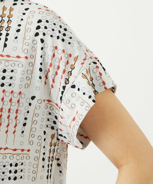 GIANNI LO GIUDICE / ジャンニ・ロ・ジュディチェ チュニック | [接触冷感・洗える]ラインドットプリントチュニック | 詳細6
