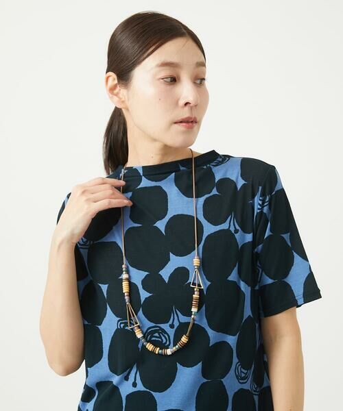 GIANNI LO GIUDICE / ジャンニ・ロ・ジュディチェ ネックレス・ペンダント・チョーカー | [日本製]ウッドビーズトライアングルネックレス | 詳細4