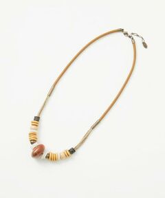 GIANNI LO GIUDICE / ジャンニ・ロ・ジュディチェ ネックレス・ペンダント・チョーカー | [日本製]ウッドビーズストーンネックレス