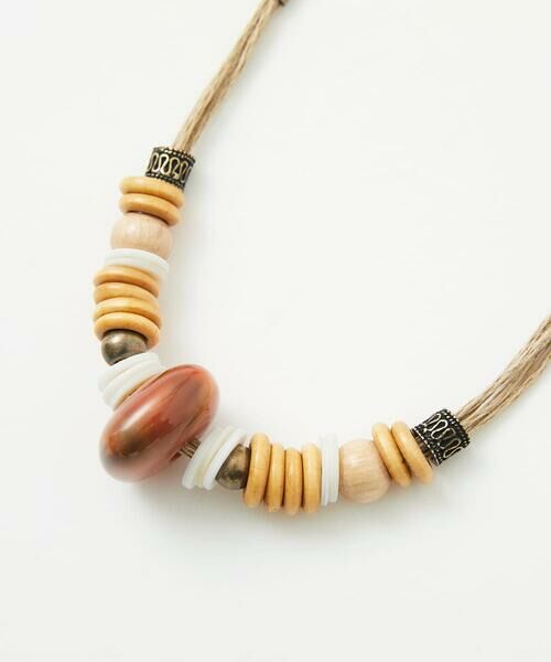 GIANNI LO GIUDICE / ジャンニ・ロ・ジュディチェ ネックレス・ペンダント・チョーカー | [日本製]ウッドビーズストーンネックレス | 詳細1