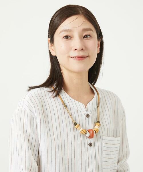 GIANNI LO GIUDICE / ジャンニ・ロ・ジュディチェ ネックレス・ペンダント・チョーカー | [日本製]ウッドビーズストーンネックレス | 詳細5