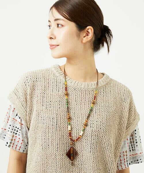 GIANNI LO GIUDICE / ジャンニ・ロ・ジュディチェ ネックレス・ペンダント・チョーカー | [日本製]ナチュラルビーズネックレス | 詳細4