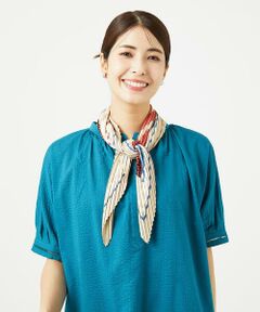 GIANNI LO GIUDICE / ジャンニ・ロ・ジュディチェ マフラー・ショール・スヌード・ストール | パターンMIXプリーツプチスカーフ