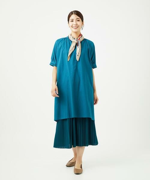 GIANNI LO GIUDICE / ジャンニ・ロ・ジュディチェ マフラー・ショール・スヌード・ストール | パターンMIXプリーツプチスカーフ | 詳細8