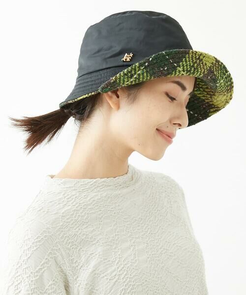 GIANNI LO GIUDICE / ジャンニ・ロ・ジュディチェ キャップ | 二重つば異素材イタリアハット | 詳細2