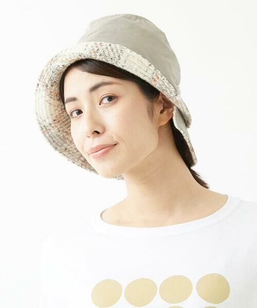 GIANNI LO GIUDICE / ジャンニ・ロ・ジュディチェ キャップ | 二重つば異素材イタリアハット | 詳細9