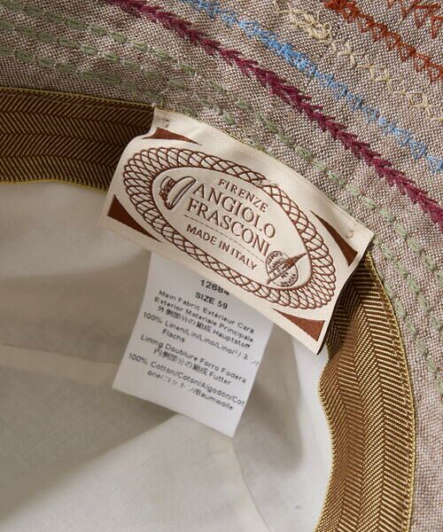 GIANNI LO GIUDICE / ジャンニ・ロ・ジュディチェ キャップ | A.Frasconiステッチハット | 詳細8