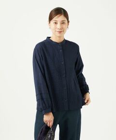 GIANNI LO GIUDICE / ジャンニ・ロ・ジュディチェ シャツ・ブラウス | [洗える]コットンローンピンタックブラウス