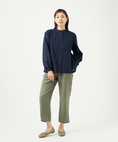 GIANNI LO GIUDICE / ジャンニ・ロ・ジュディチェ シャツ・ブラウス | [洗える]コットンローンピンタックブラウス | 詳細15