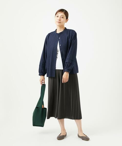 GIANNI LO GIUDICE / ジャンニ・ロ・ジュディチェ シャツ・ブラウス | [洗える]コットンローンピンタックブラウス | 詳細20