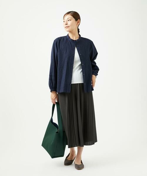 GIANNI LO GIUDICE / ジャンニ・ロ・ジュディチェ シャツ・ブラウス | [洗える]コットンローンピンタックブラウス | 詳細21