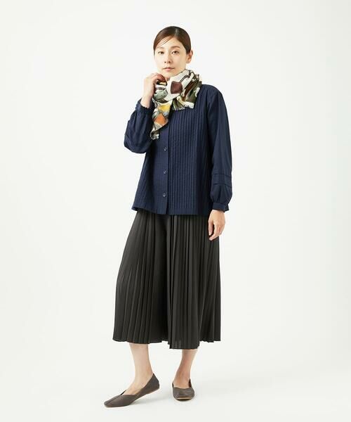 GIANNI LO GIUDICE / ジャンニ・ロ・ジュディチェ シャツ・ブラウス | [洗える]コットンローンピンタックブラウス | 詳細23