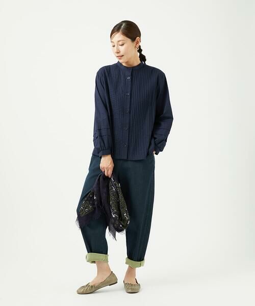 GIANNI LO GIUDICE / ジャンニ・ロ・ジュディチェ シャツ・ブラウス | [洗える]コットンローンピンタックブラウス | 詳細25