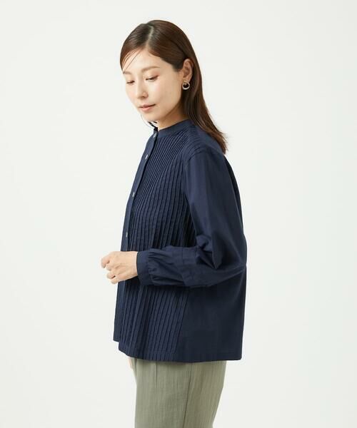 GIANNI LO GIUDICE / ジャンニ・ロ・ジュディチェ シャツ・ブラウス | [洗える]コットンローンピンタックブラウス | 詳細7