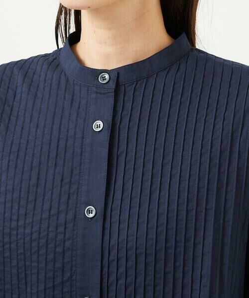 GIANNI LO GIUDICE / ジャンニ・ロ・ジュディチェ シャツ・ブラウス | [洗える]コットンローンピンタックブラウス | 詳細9