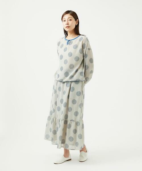 GIANNI LO GIUDICE / ジャンニ・ロ・ジュディチェ シャツ・ブラウス | [洗える・日本製]サッカードットプリントブラウス | 詳細7