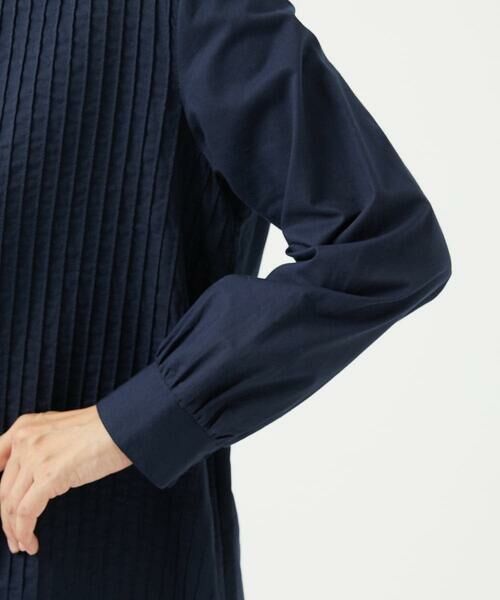 GIANNI LO GIUDICE / ジャンニ・ロ・ジュディチェ ロング・マキシ丈ワンピース | [洗える]コットンローンピンタックロングブラウス | 詳細11