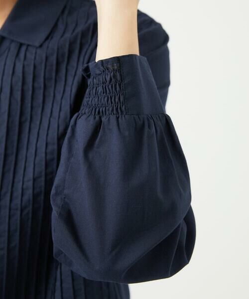 GIANNI LO GIUDICE / ジャンニ・ロ・ジュディチェ ロング・マキシ丈ワンピース | [洗える]コットンローンピンタックロングブラウス | 詳細12