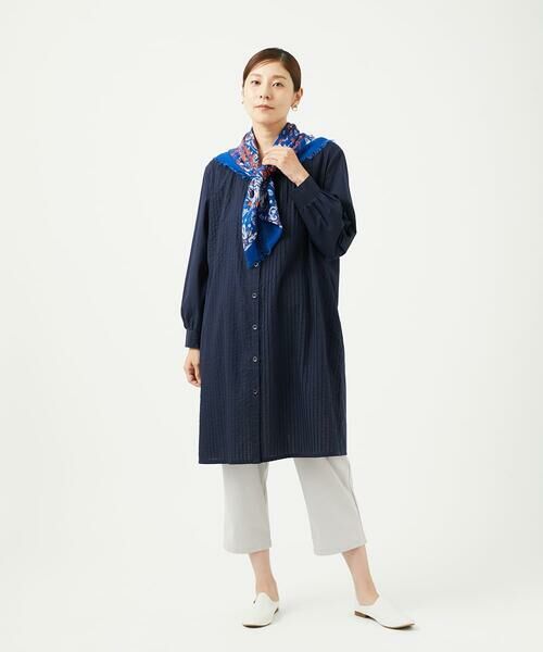 GIANNI LO GIUDICE / ジャンニ・ロ・ジュディチェ ロング・マキシ丈ワンピース | [洗える]コットンローンピンタックロングブラウス | 詳細20