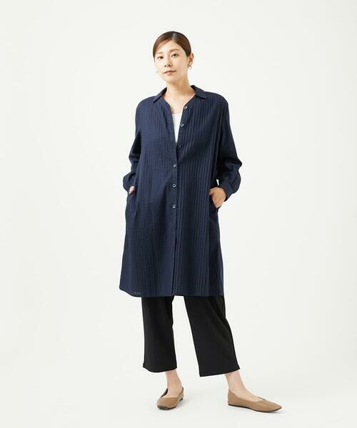 GIANNI LO GIUDICE / ジャンニ・ロ・ジュディチェ ロング・マキシ丈ワンピース | [洗える]コットンローンピンタックロングブラウス | 詳細24