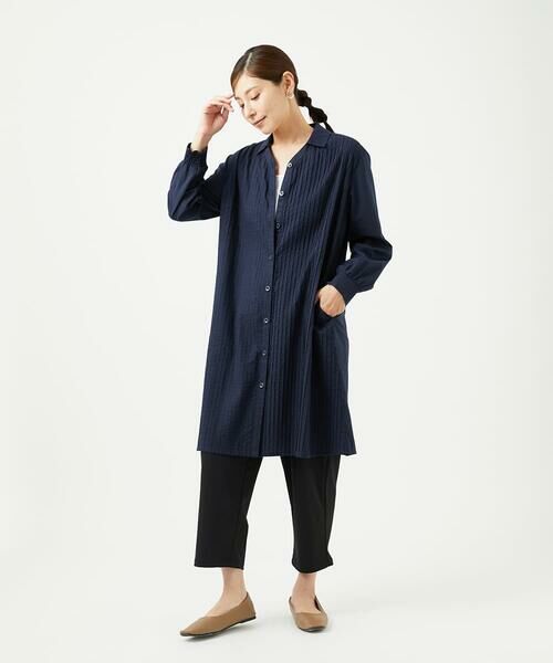 GIANNI LO GIUDICE / ジャンニ・ロ・ジュディチェ ロング・マキシ丈ワンピース | [洗える]コットンローンピンタックロングブラウス | 詳細25