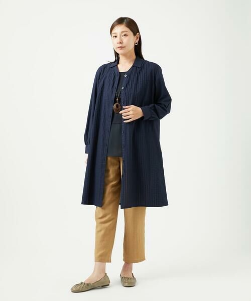 GIANNI LO GIUDICE / ジャンニ・ロ・ジュディチェ ロング・マキシ丈ワンピース | [洗える]コットンローンピンタックロングブラウス | 詳細26