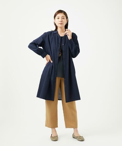 GIANNI LO GIUDICE / ジャンニ・ロ・ジュディチェ ロング・マキシ丈ワンピース | [洗える]コットンローンピンタックロングブラウス | 詳細27