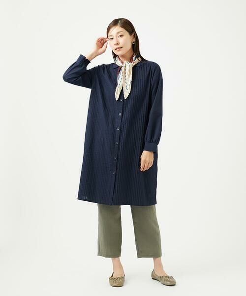 GIANNI LO GIUDICE / ジャンニ・ロ・ジュディチェ ロング・マキシ丈ワンピース | [洗える]コットンローンピンタックロングブラウス | 詳細28