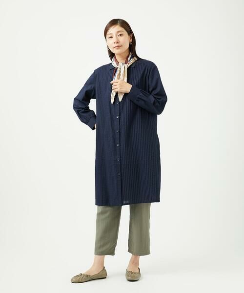 GIANNI LO GIUDICE / ジャンニ・ロ・ジュディチェ ロング・マキシ丈ワンピース | [洗える]コットンローンピンタックロングブラウス | 詳細29