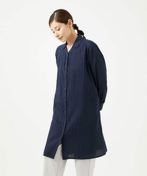 GIANNI LO GIUDICE / ジャンニ・ロ・ジュディチェ ロング・マキシ丈ワンピース | [洗える]コットンローンピンタックロングブラウス | 詳細3