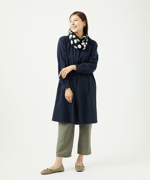 GIANNI LO GIUDICE / ジャンニ・ロ・ジュディチェ ロング・マキシ丈ワンピース | [洗える]コットンローンピンタックロングブラウス | 詳細30