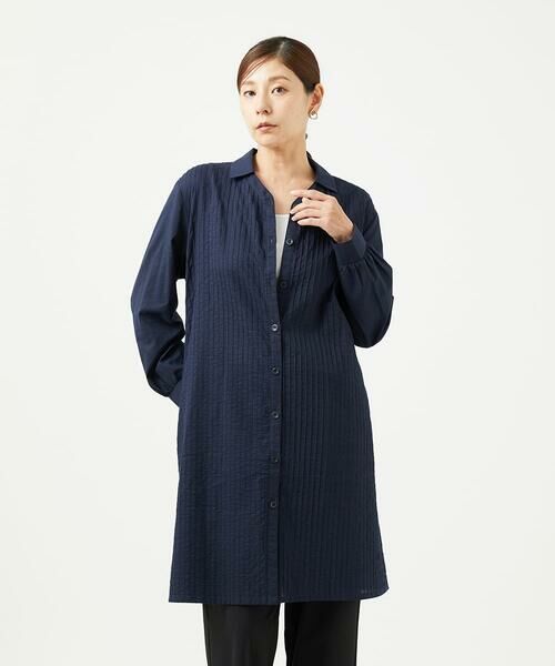 GIANNI LO GIUDICE / ジャンニ・ロ・ジュディチェ ロング・マキシ丈ワンピース | [洗える]コットンローンピンタックロングブラウス | 詳細5