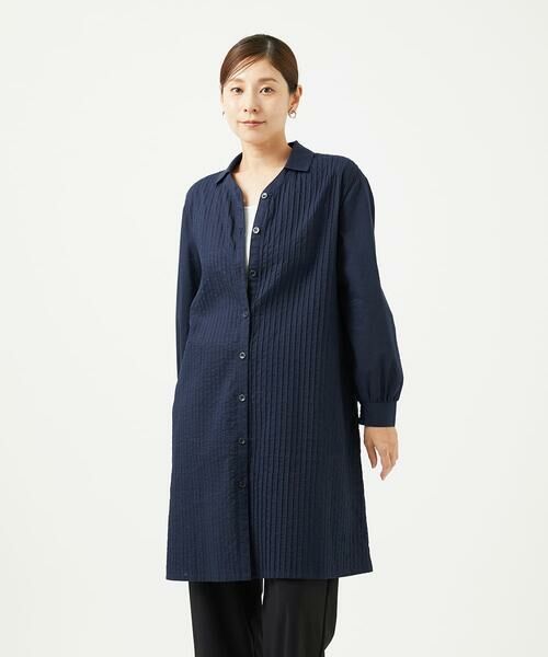 GIANNI LO GIUDICE / ジャンニ・ロ・ジュディチェ ロング・マキシ丈ワンピース | [洗える]コットンローンピンタックロングブラウス | 詳細6