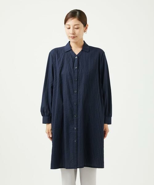 GIANNI LO GIUDICE / ジャンニ・ロ・ジュディチェ ロング・マキシ丈ワンピース | [洗える]コットンローンピンタックロングブラウス | 詳細7