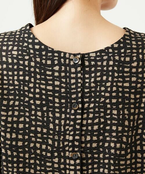 GIANNI LO GIUDICE / ジャンニ・ロ・ジュディチェ ロング・マキシ丈ワンピース | [洗える・日本製]ミラクルウェーブブロックプリントワンピース | 詳細15