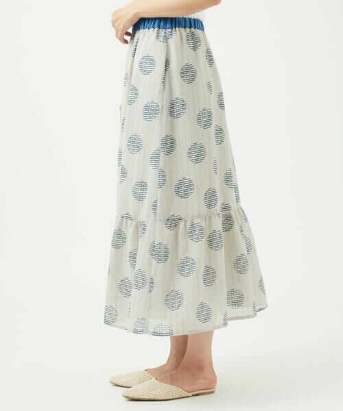 GIANNI LO GIUDICE / ジャンニ・ロ・ジュディチェ ロング・マキシ丈スカート | [洗える・日本製]サッカードットプリントスカート | 詳細18
