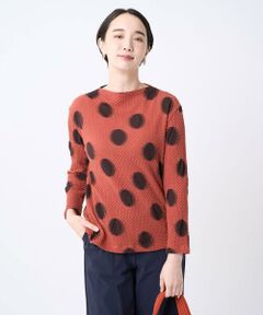 GIANNI LO GIUDICE / ジャンニ・ロ・ジュディチェ カットソー | [洗える・日本製]強撚コットンドットカットソー