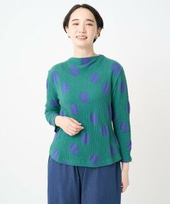 GIANNI LO GIUDICE / ジャンニ・ロ・ジュディチェ カットソー | [洗える・日本製]強撚コットンドットカットソー