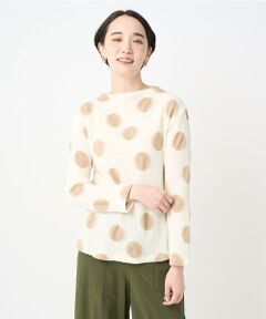 GIANNI LO GIUDICE / ジャンニ・ロ・ジュディチェ カットソー | [洗える・日本製]強撚コットンドットカットソー