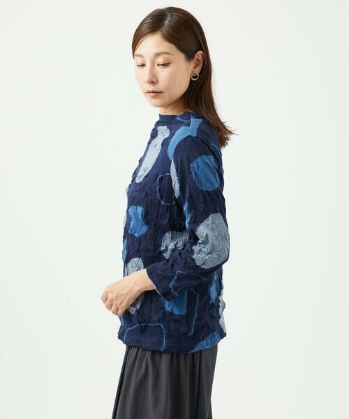 GIANNI LO GIUDICE / ジャンニ・ロ・ジュディチェ カットソー | [洗える・日本製]キャッチワッシャージャガードクルーネックカットソー | 詳細4