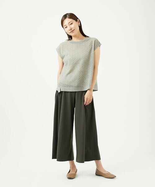 GIANNI LO GIUDICE / ジャンニ・ロ・ジュディチェ その他パンツ | [洗える・日本製]エアシルキーワイドパンツ | 詳細12