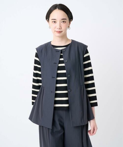 GIANNI LO GIUDICE / ジャンニ・ロ・ジュディチェ ベスト | [洗える・日本製]エアシルキーカットソージレ | 詳細6