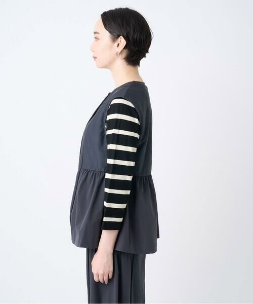 GIANNI LO GIUDICE / ジャンニ・ロ・ジュディチェ ベスト | [洗える・日本製]エアシルキーカットソージレ | 詳細9