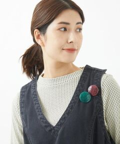 GIANNI LO GIUDICE / ジャンニ・ロ・ジュディチェ ブローチ・コサージュ | [日本製]スカルプセットブローチ