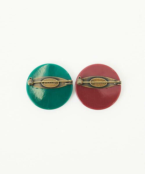 GIANNI LO GIUDICE / ジャンニ・ロ・ジュディチェ ブローチ・コサージュ | [日本製]スカルプセットブローチ | 詳細4