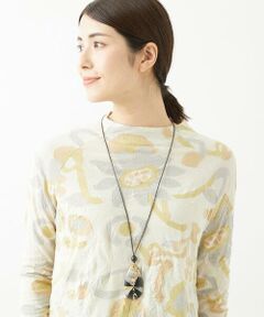 GIANNI LO GIUDICE / ジャンニ・ロ・ジュディチェ ネックレス・ペンダント・チョーカー | [日本製]スネーク柄パッチワーク風ワントップネックレス