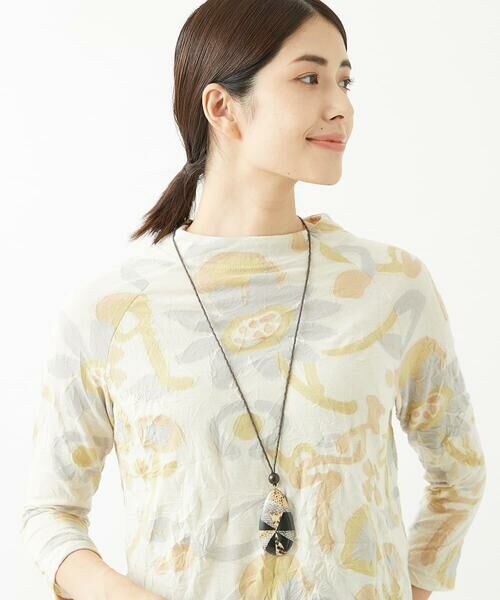 GIANNI LO GIUDICE / ジャンニ・ロ・ジュディチェ ネックレス・ペンダント・チョーカー | [日本製]スネーク柄パッチワーク風ワントップネックレス | 詳細5