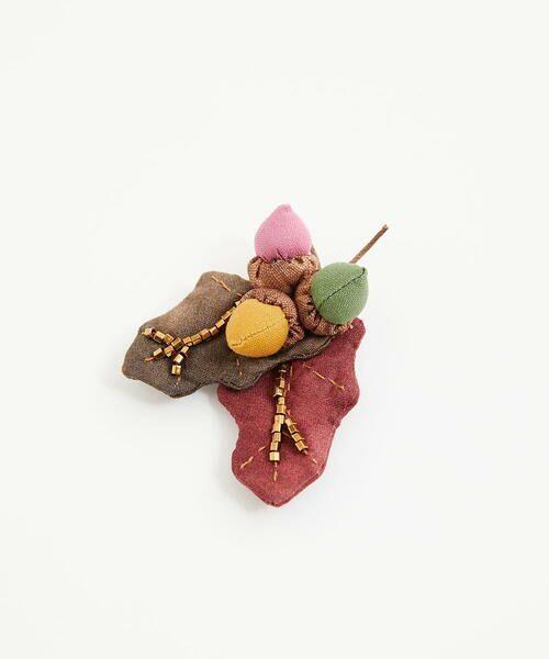 GIANNI LO GIUDICE / ジャンニ・ロ・ジュディチェ ブローチ・コサージュ | [日本製]クラフトどんぐりブローチ | 詳細2