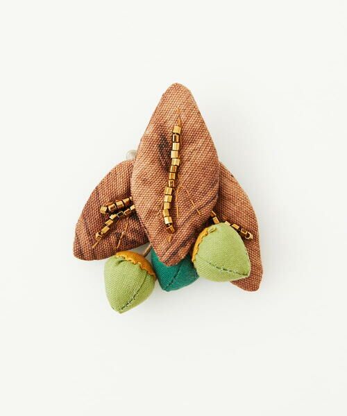 GIANNI LO GIUDICE / ジャンニ・ロ・ジュディチェ ブローチ・コサージュ | [日本製]クラフト木の実ブローチ | 詳細2